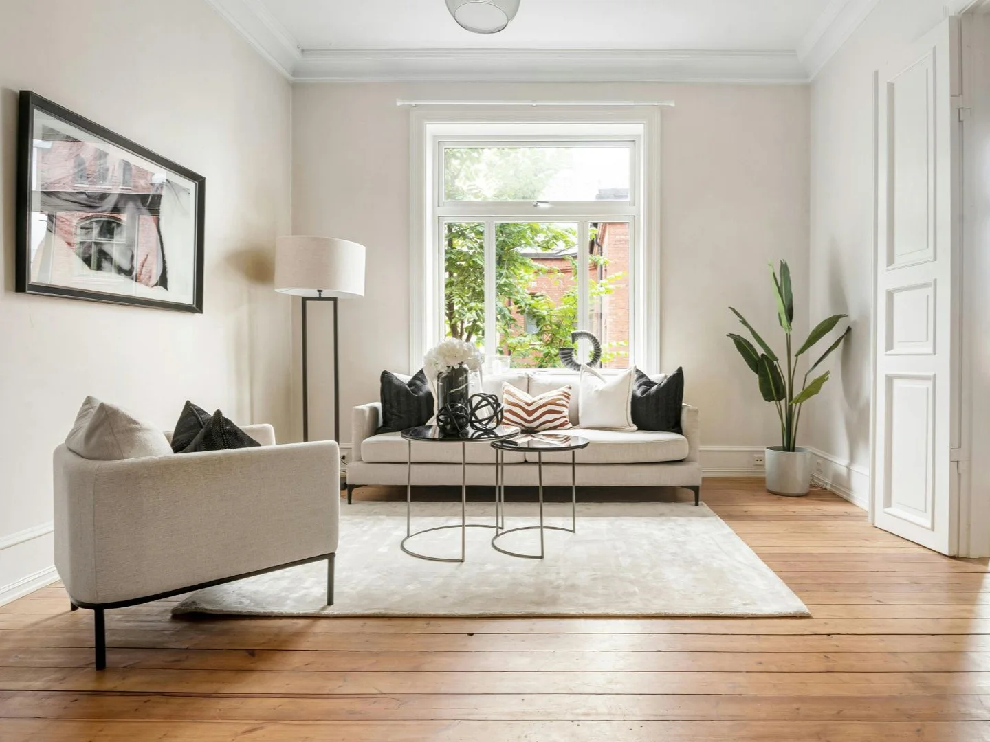 Living room in a Maiden, NC home